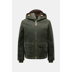 Manifattura Ceccarelli - Herren - Wachsjacke %27Blazer Coat%27 dunkelgrün Manifattura Ceccarelli - Herren - Wachsjacke %27Blazer Coat%27 dunkelgrün