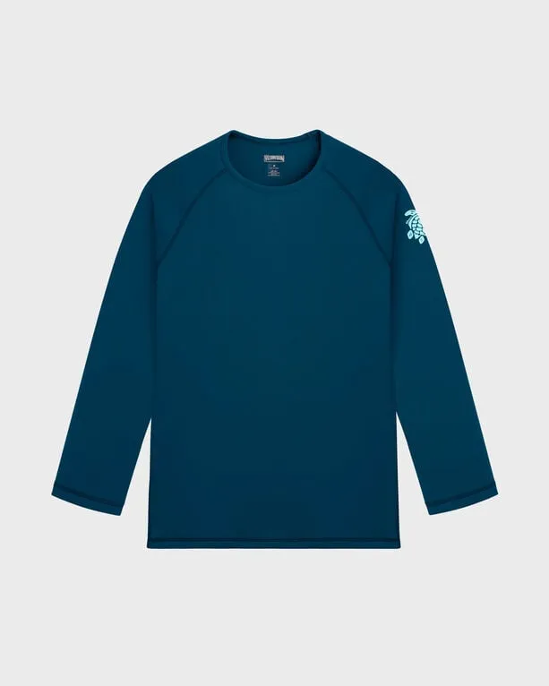 Vilebrequin - Langärmeliger Solid Rashguard Für Herren - Rashguard - Regulary - Blau - Größe S Vilebrequin - Langärmeliger Solid Rashguard Für Herren - Rashguard - Regulary - Blau - Größe S