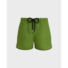 Vilebrequin - Solid Badeshorts Aus Leinen Für Herren - Bademode - Maurice - Grün - Größe M Vilebrequin - Solid Badeshorts Aus Leinen Für Herren - Bademode - Maurice - Grün - Größe M