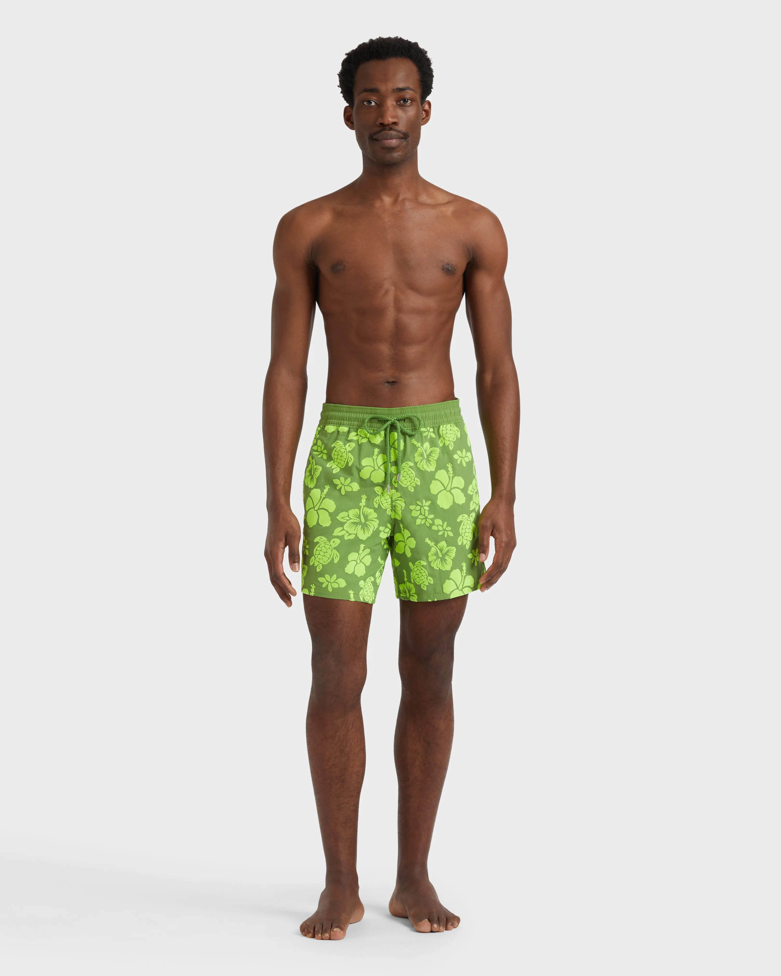Vilebrequin - Tropical Turtles Badeshorts Für Herren - Bademode - Moorea - Grün - Größe S – Bild 3