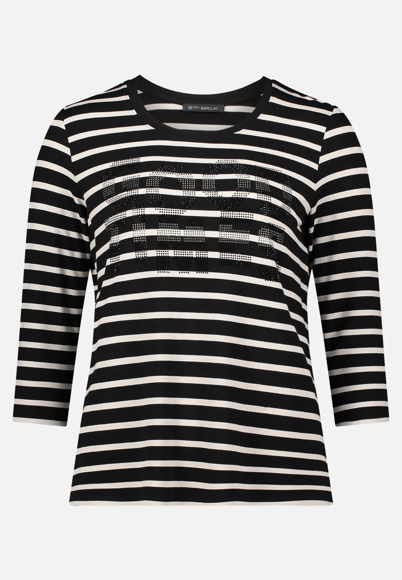 Ringelshirt mit Schmucksteinen – Bild 3