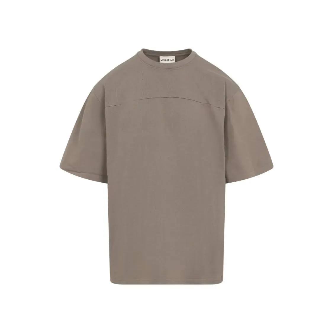 Mordecai - Taupe T-Shirt With Sporty Stripes - Größe S - braun Mordecai - Taupe T-Shirt With Sporty Stripes - Größe S - braun