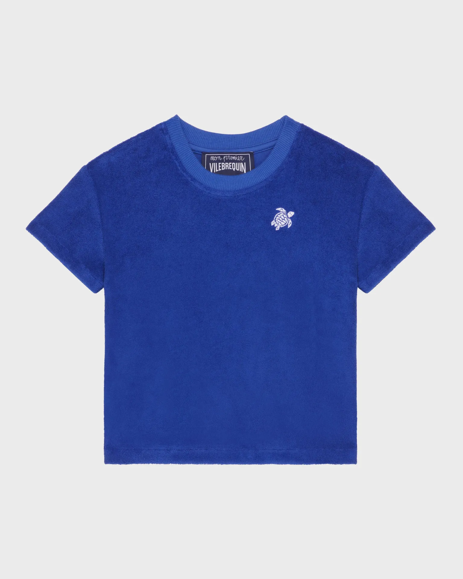 Vilebrequin - Frottee-set Mit Gestickter Schildkröte Für Babys - Baby Set - Baao - Blau - Größe 12M – Bild 2