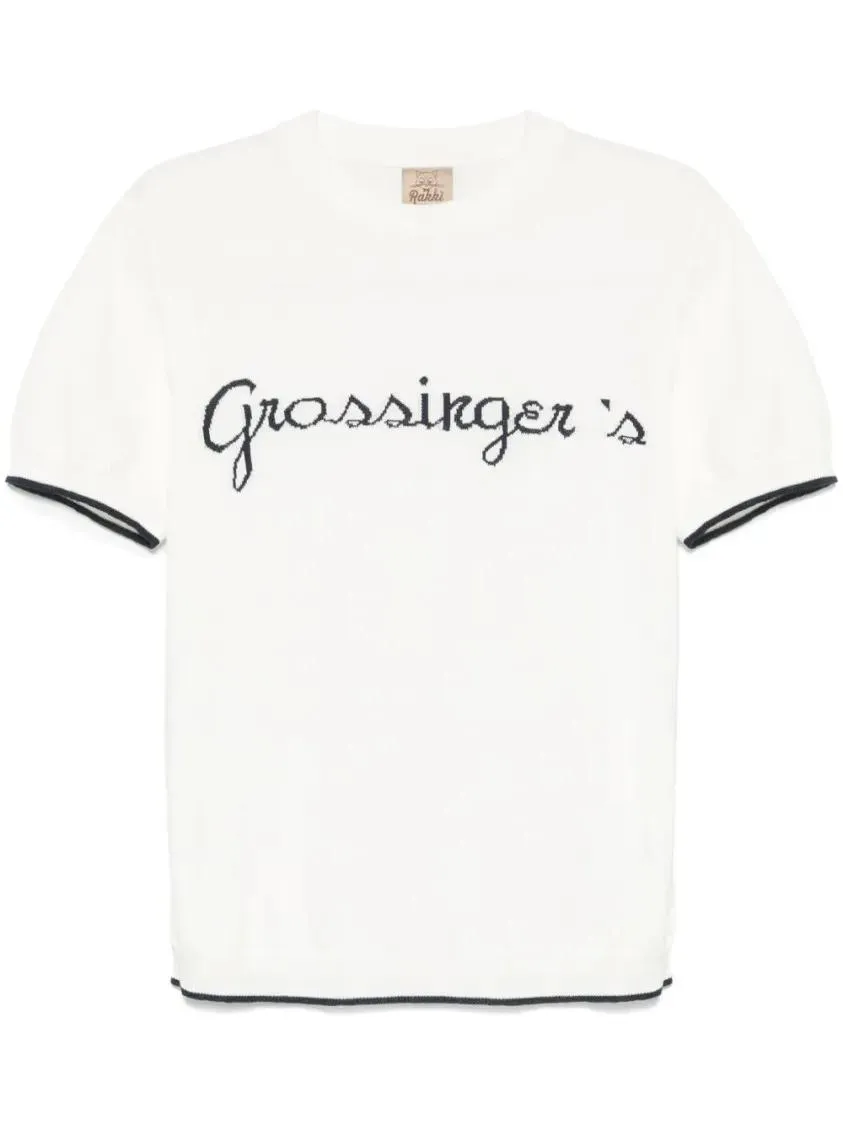 Rakki%27 - Embroidered Cotton Crew Neck T-Shirt - Größe 52 - weiß Rakki%27 - Embroidered Cotton Crew Neck T-Shirt - Größe 52 - weiß