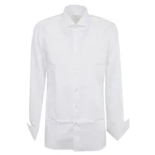 BUONAMASSA - Tailored White Long-Sleeve Shirt With Pointed Coll - Größe 41 - weiß BUONAMASSA - Tailored White Long-Sleeve Shirt With Pointed Coll - Größe 41 - weiß