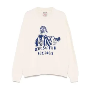 Kidsuper - Sweater With Embroidery - Größe XL - beige Kidsuper - Sweater With Embroidery - Größe XL - beige