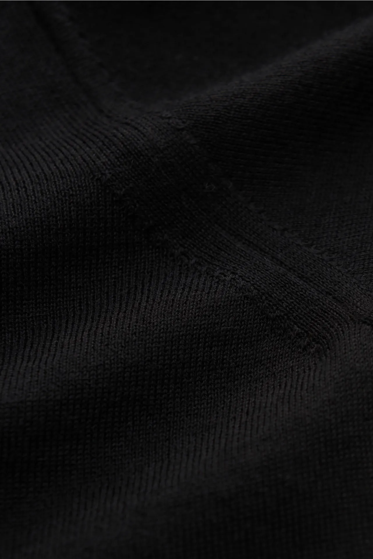 Fedeli - Herren - Cashmere-Seiden-Strickpolo 'Sportman' schwarz – Bild 4