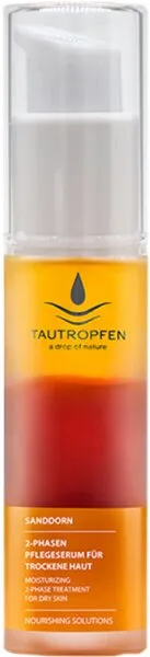 Tautropfen Sanddorn Nourishing Solutions 2-Phasen Pflegeserum für trockene und fettarme Haut 10 ml Tautropfen Sanddorn Nourishing Solutions 2-Phasen Pflegeserum für trockene und fettarme Haut 10 ml