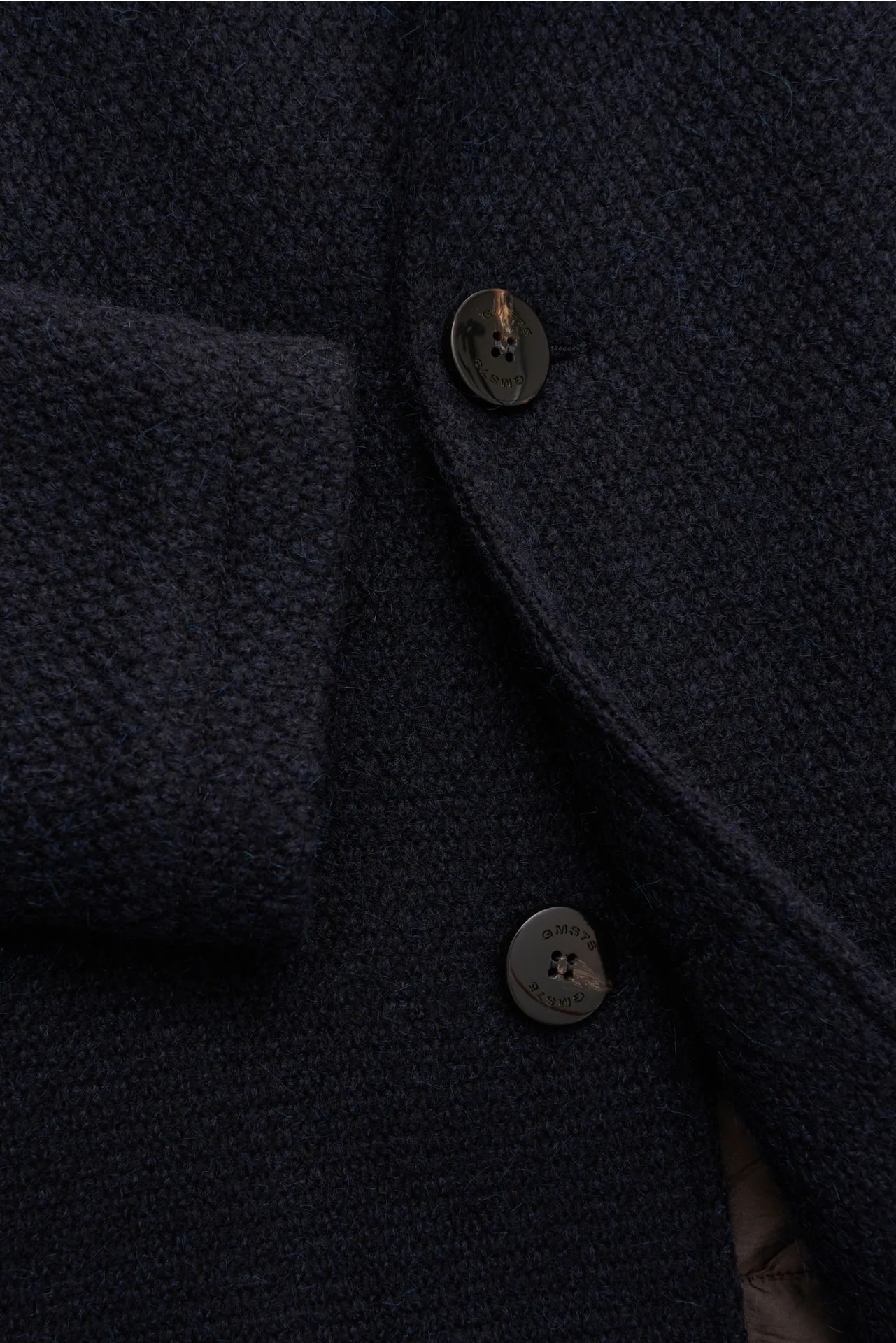 GMS75 - Herren - Strickmantel navy – Bild 5