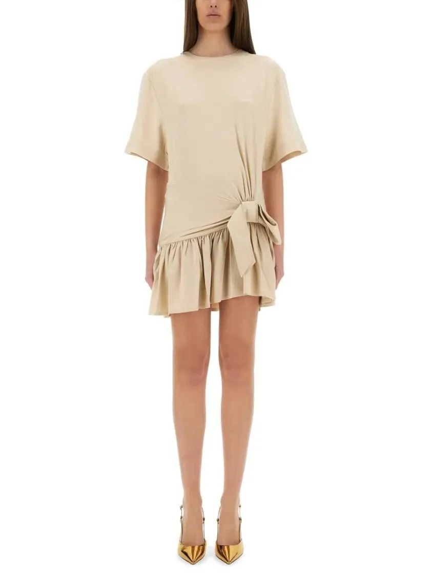 Paco Rabanne - Mini Dress With Playful Bow Detail - Größe 36 - beige Paco Rabanne - Mini Dress With Playful Bow Detail - Größe 36 - beige