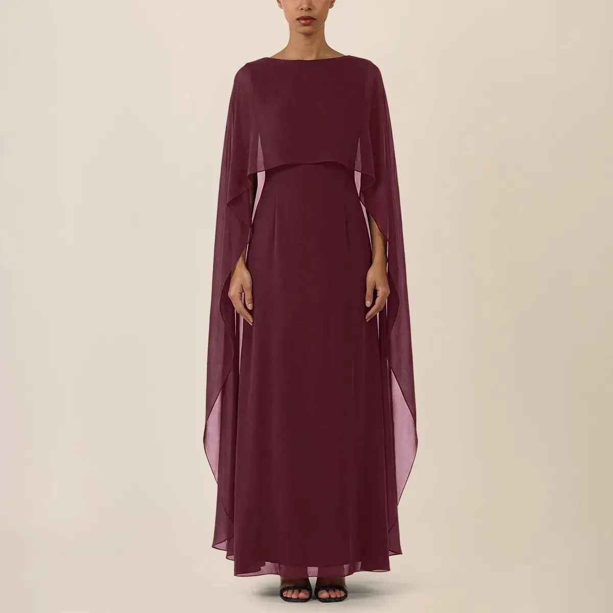 Apart - Kleid mit Cape - Größe 38 - rot – Bild 4