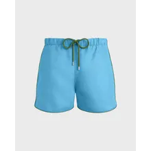 Vilebrequin - Solid Badeshorts Aus Leinen Für Herren - Bademode - Maurice - Blau - Größe S Vilebrequin - Solid Badeshorts Aus Leinen Für Herren - Bademode - Maurice - Blau - Größe S