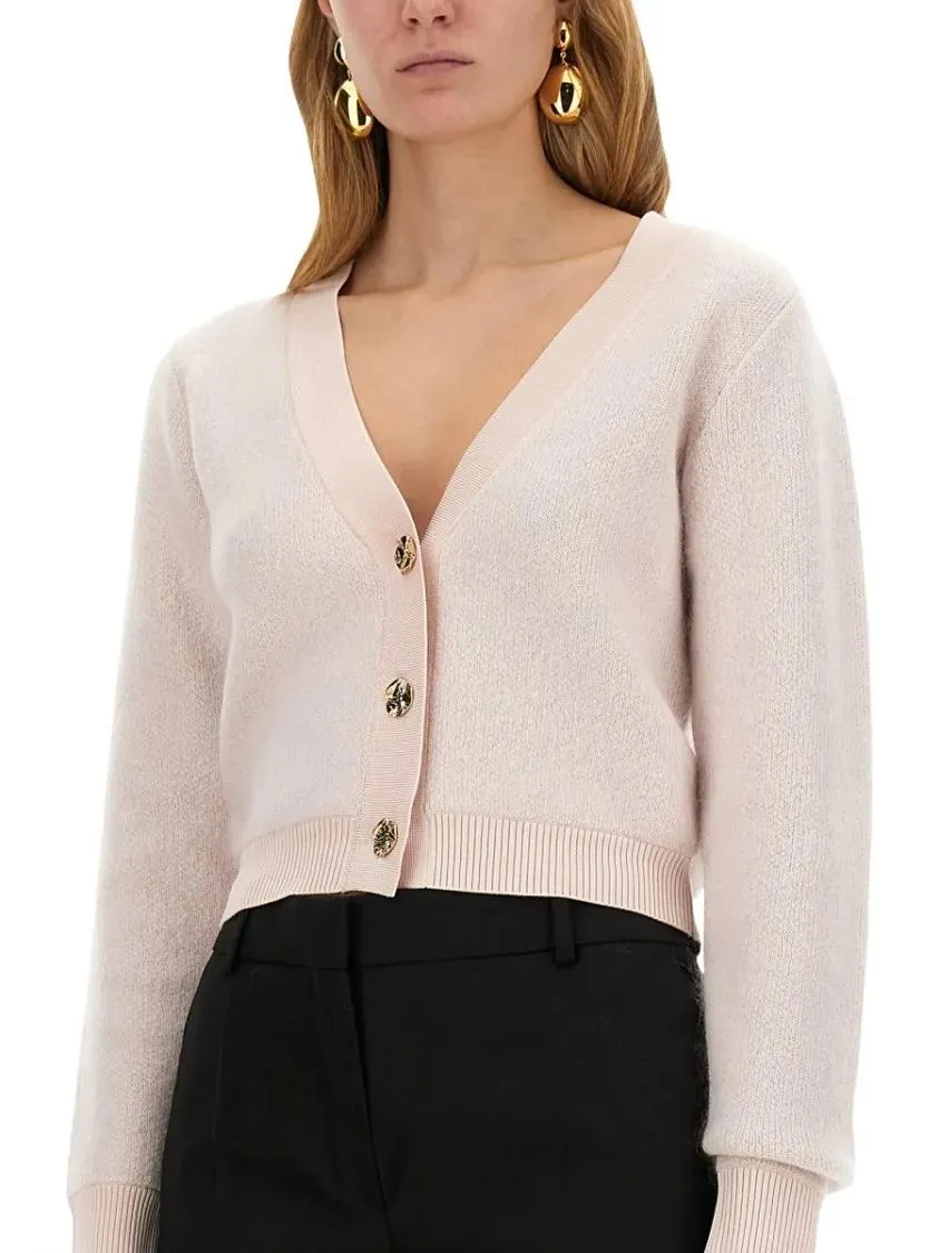 Nina Ricci - Regular Fit Mohair Blend Cardigan - Größe M - – Bild 2