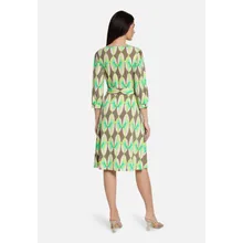 Jerseykleid mit überschnittenen Ärmeln Jerseykleid mit überschnittenen Ärmeln