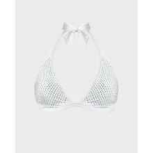 Vilebrequin - Neckholder-bikinioberteil Mit Strass Für Damen - Bademode - Flecha - Weiss - Größe L Vilebrequin - Neckholder-bikinioberteil Mit Strass Für Damen - Bademode - Flecha - Weiss - Größe L