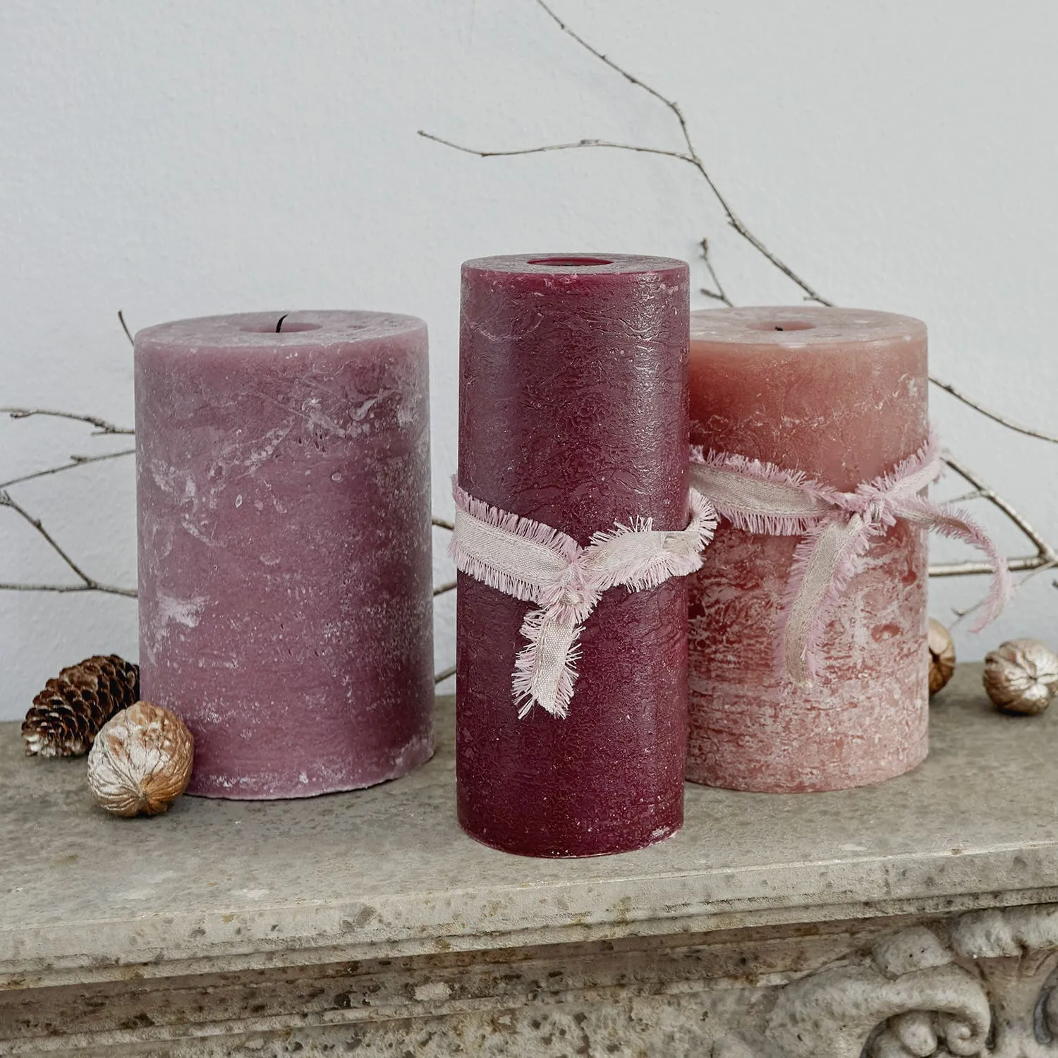 Kerze 3er Set Salis – Bild 5