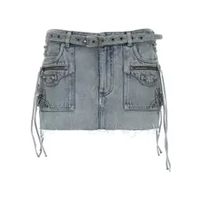 Balenciaga - %27Cagole Mini%27 Skirt - Größe 36 - grau Balenciaga - %27Cagole Mini%27 Skirt - Größe 36 - grau