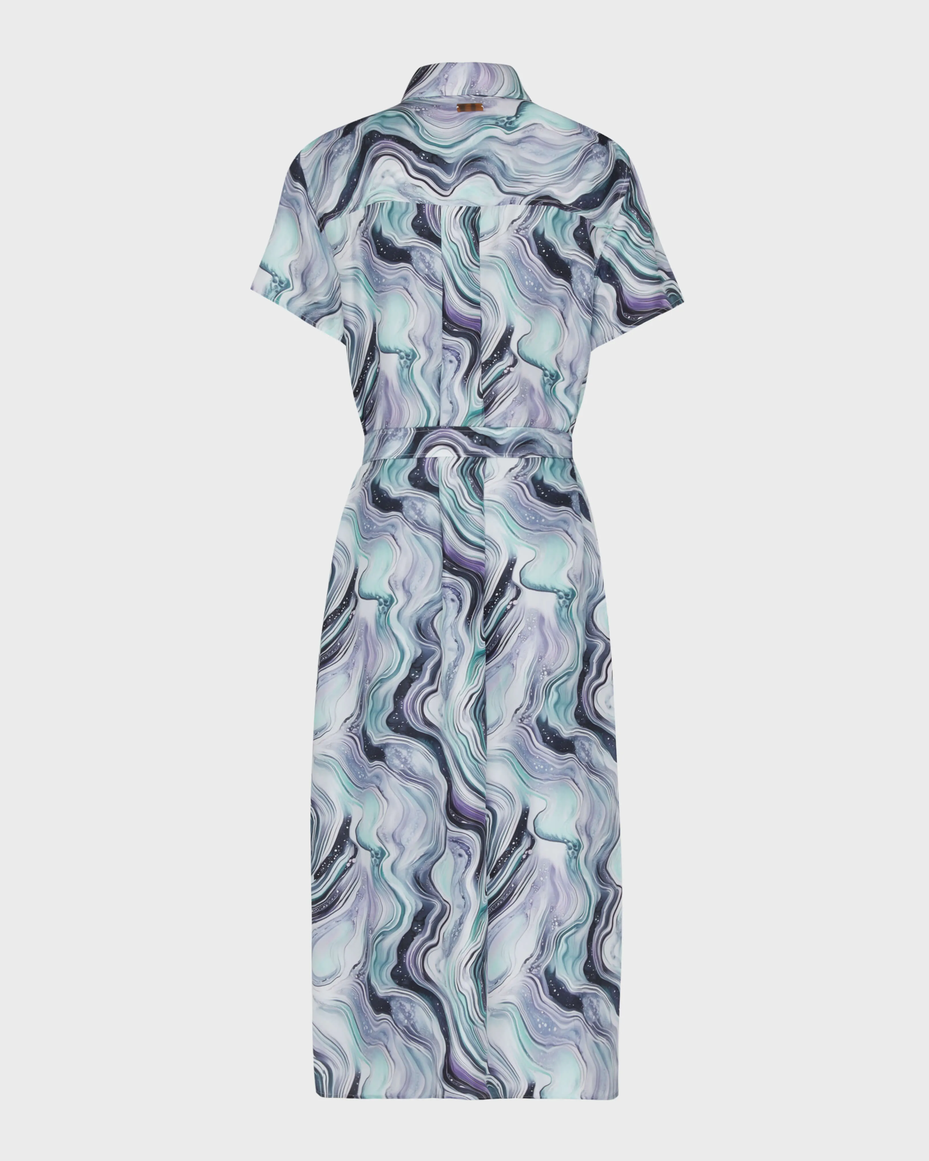 Vilebrequin - Langes Marble Hemdkleid Aus Seide Für Damen - Kleid - Loucia - Weiss - Größe XL – Bild 2