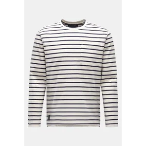 Seafarer - Herren - Rundhals-Longsleeve creme/navy gestreift Seafarer - Herren - Rundhals-Longsleeve creme/navy gestreift
