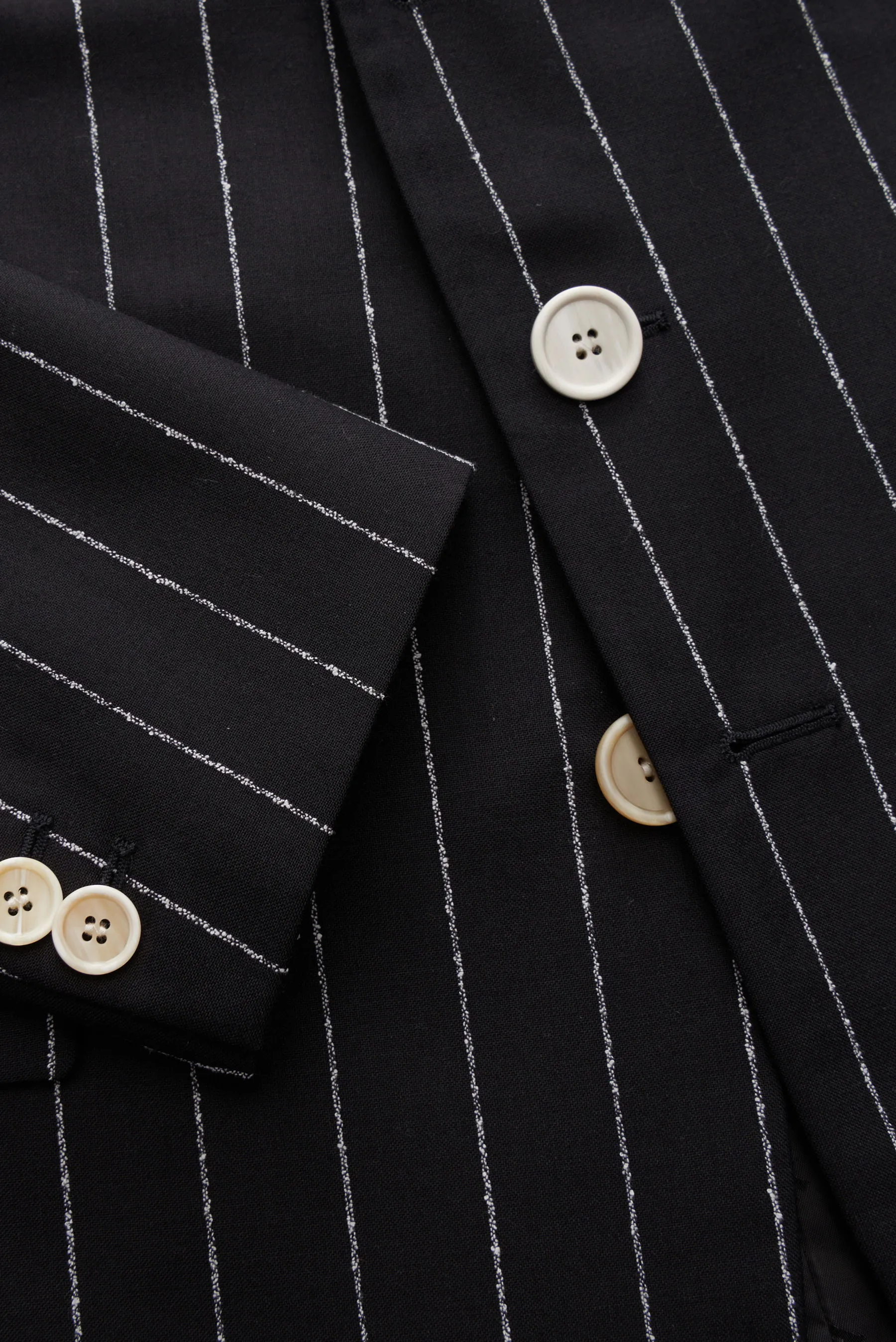 Marni - Herren - Sakko schwarz/weiß gestreift – Bild 2