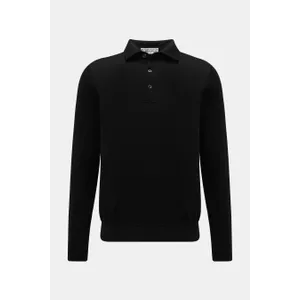 Filippo de Laurentiis - Herren - Strickpolo schwarz Filippo de Laurentiis - Herren - Strickpolo schwarz