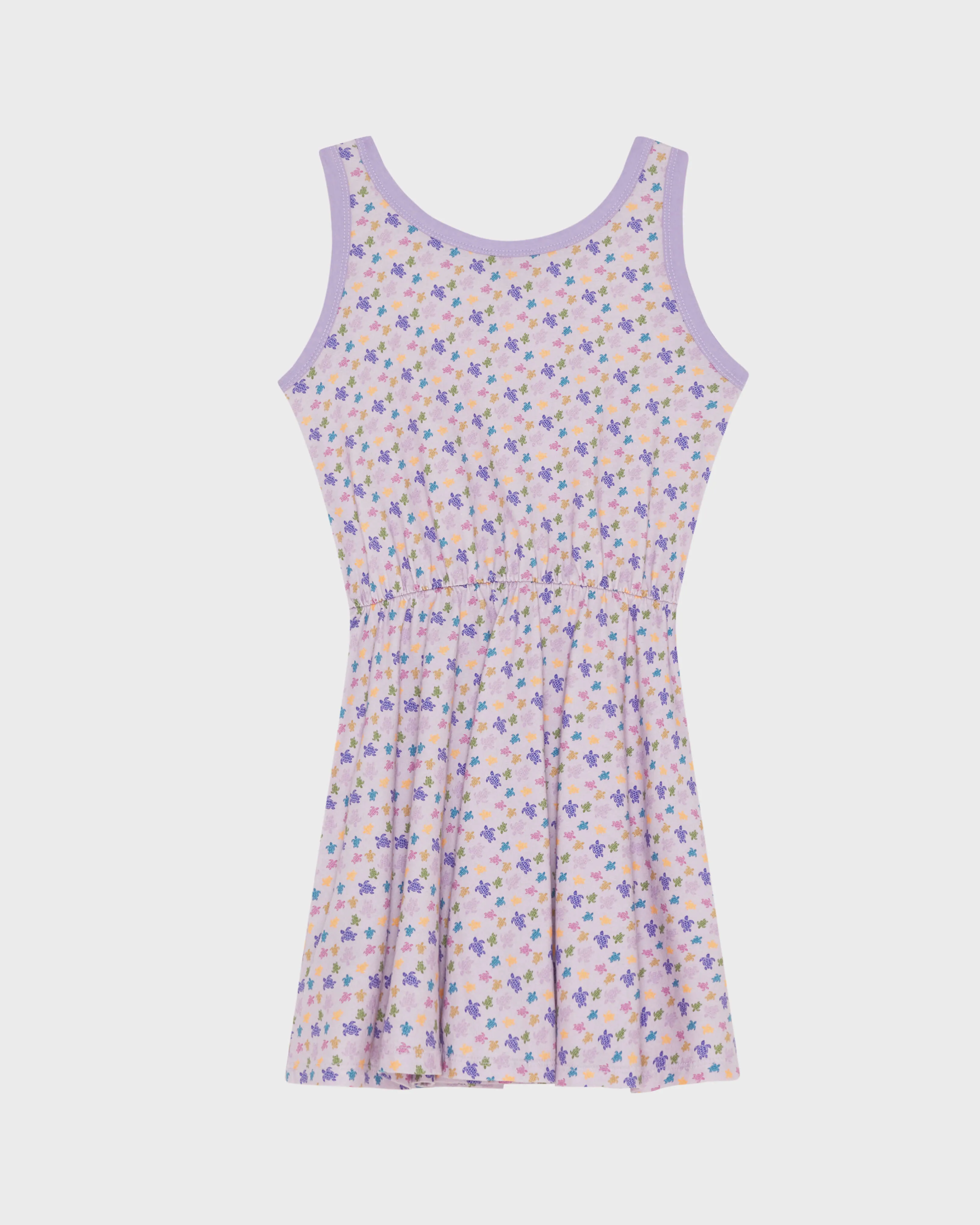 Vilebrequin - Micro Ronde Des Tortues Trägerkleid Aus Bio-baumwolle Für Mädchen - Kleid - Gaga - Violett - Größe 14 – Bild 2