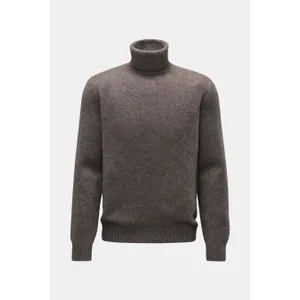 Fedeli - Herren - Rollkragenpullover %27Nuvola%27 graubraun Fedeli - Herren - Rollkragenpullover %27Nuvola%27 graubraun
