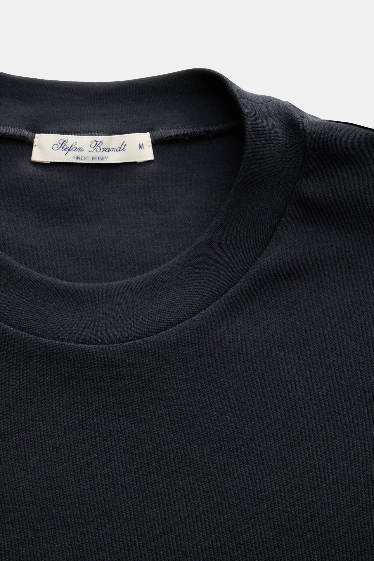 Stefan Brandt - Herren - Rundhals-Longsleeve 'Sea Island Eli' dark navy – Bild 2