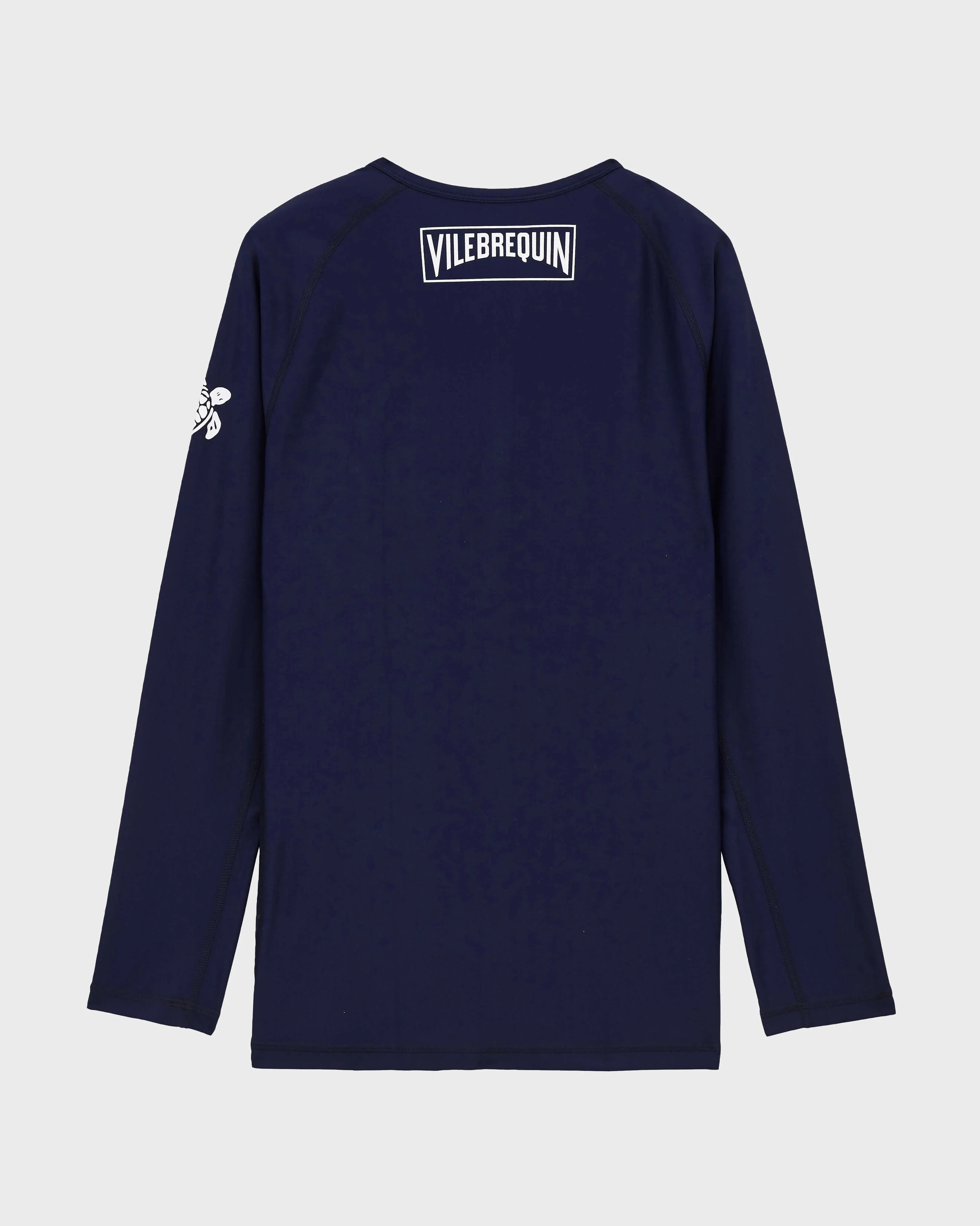 Vilebrequin - Langärmeliger Solid Rashguard Mit Reißverschluss Für Herren - Rashguard - Rock-z - Blau - Größe XL – Bild 2