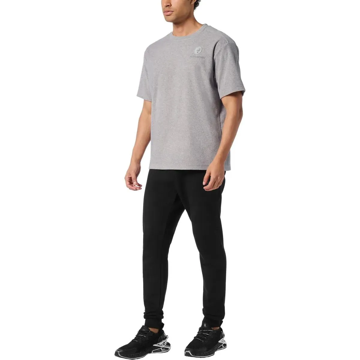 Plein Sport - T-Shirt Rundhalsausschnitt - Größe M - grau – Bild 2