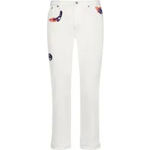 Christian Dior - Kennyscharf Patches Jeans - Größe 31 - weiß Christian Dior - Kennyscharf Patches Jeans - Größe 31 - weiß