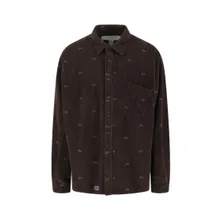 Erl - Velvet Shirt – Brown - Größe M - braun Erl - Velvet Shirt – Brown - Größe M - braun