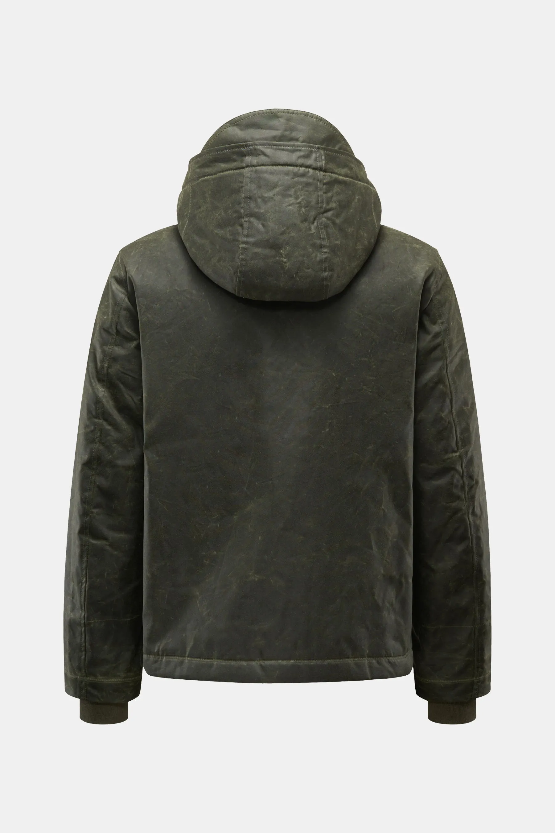 Manifattura Ceccarelli - Herren - Wachsjacke 'Blazer Coat' dunkelgrün – Bild 2