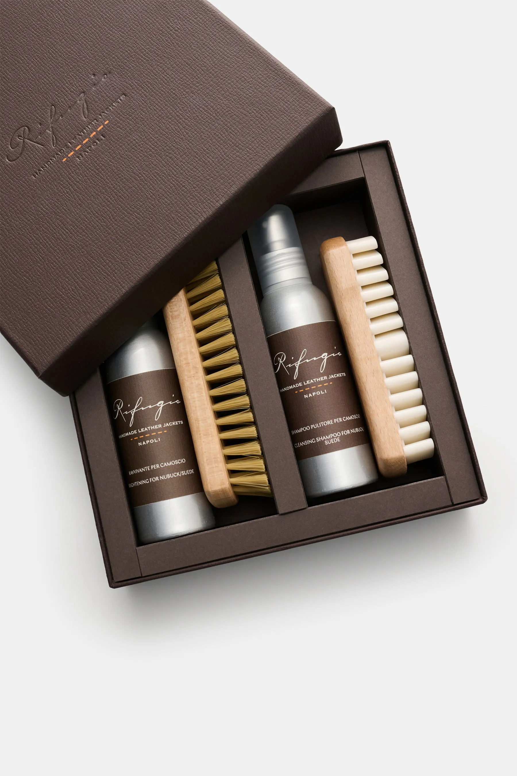 Rifugio - Herren - Veloursleder-Overshirt beige – Bild 6