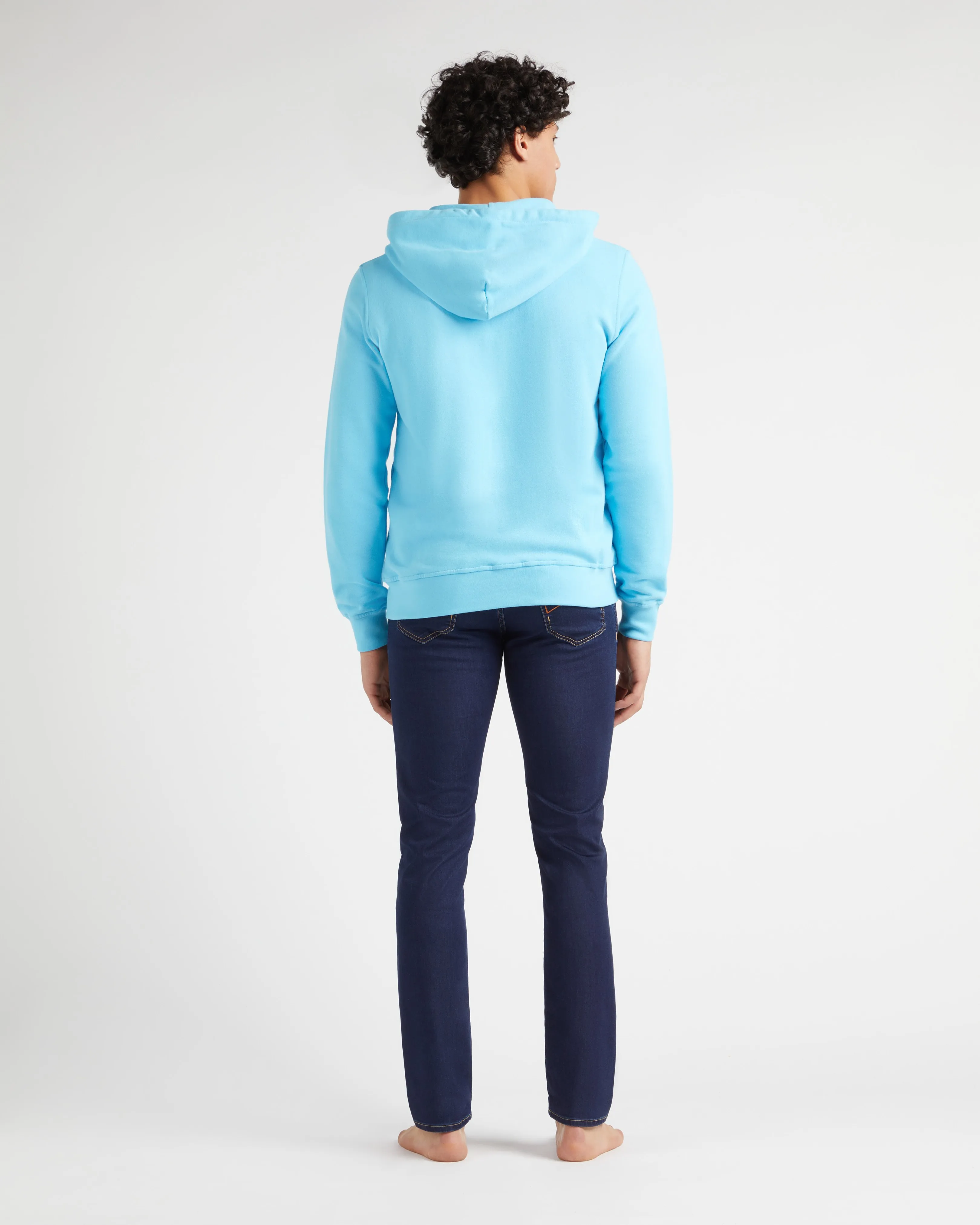 Vilebrequin - Logo Sweatshirtjacke Mit Kapuze Und Stickerei Für Herren - Sweatshirt - Martin-z - Blau - Größe XXL – Bild 4