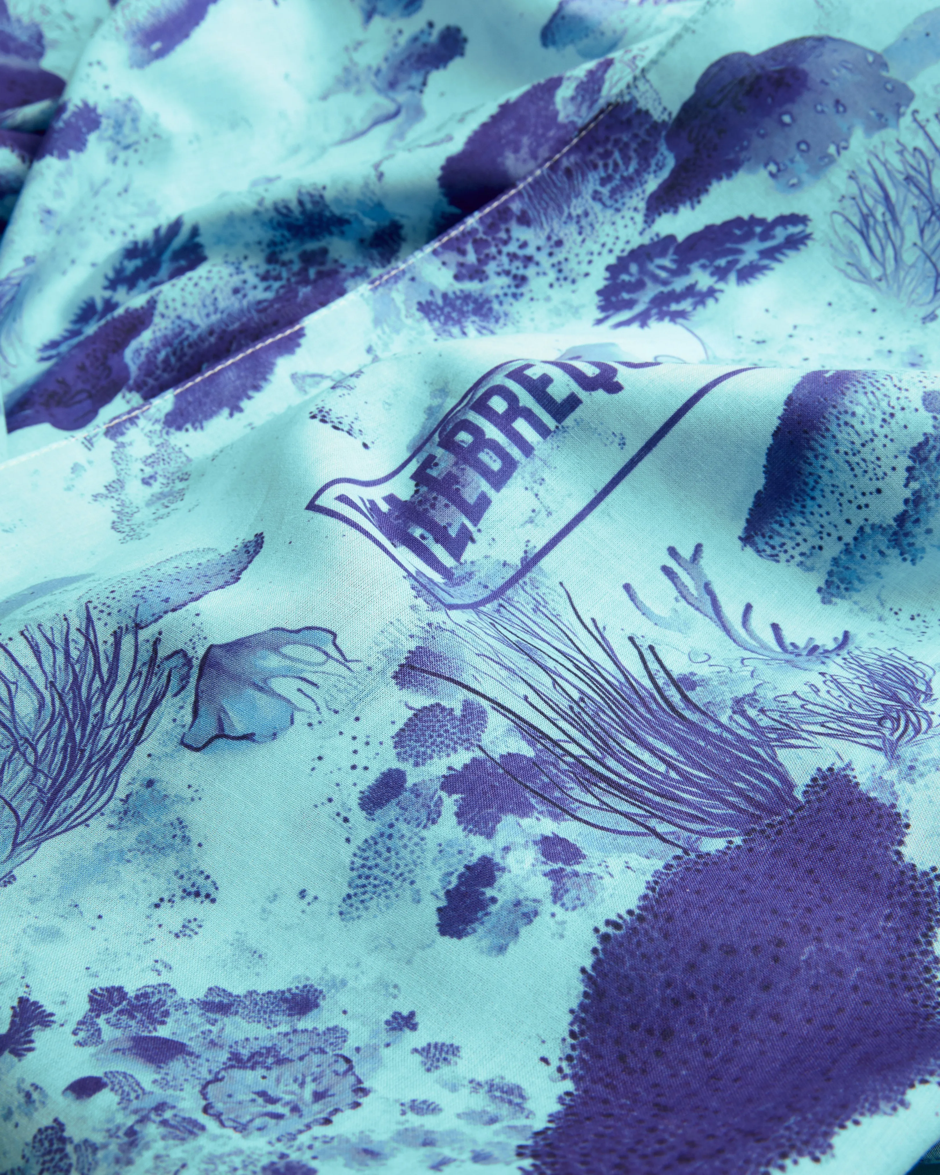 Vilebrequin - Coral Reef Pareo Aus Baumwollvoile Für Damen - Pareo - Pareo - Blau - Größe OSFA – Bild 4