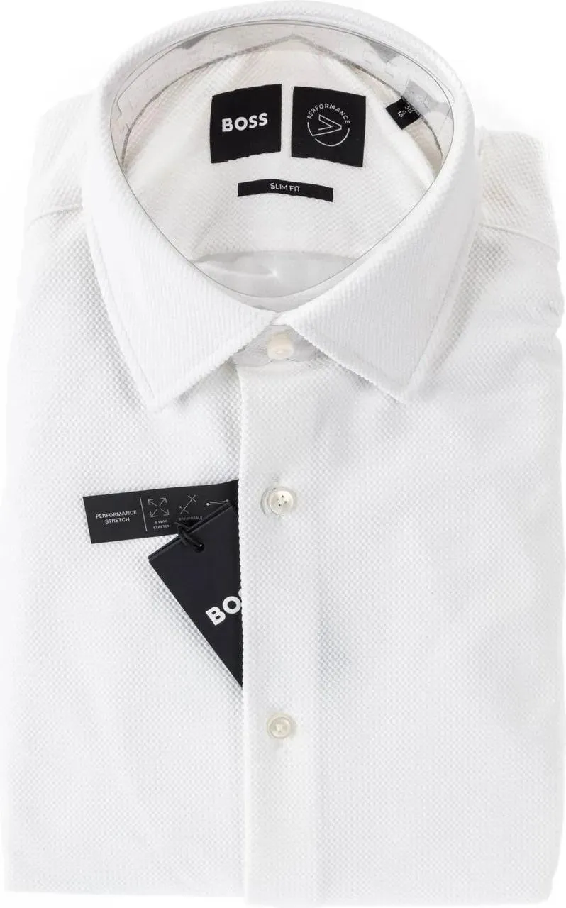 Boss - Shirts White - Größe 39 - weiß Boss - Shirts White - Größe 39 - weiß