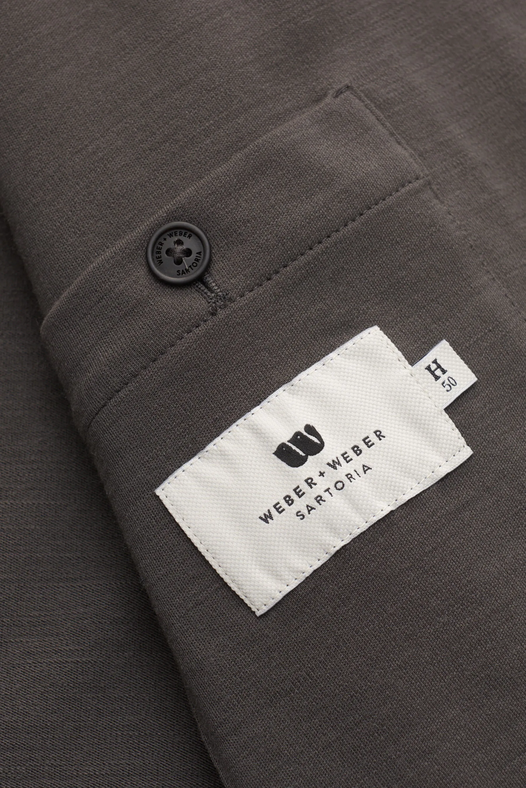 Weber+Weber - Herren - Jersey-Sakko 'Travel Luxe WW Blazer' grau – Bild 4