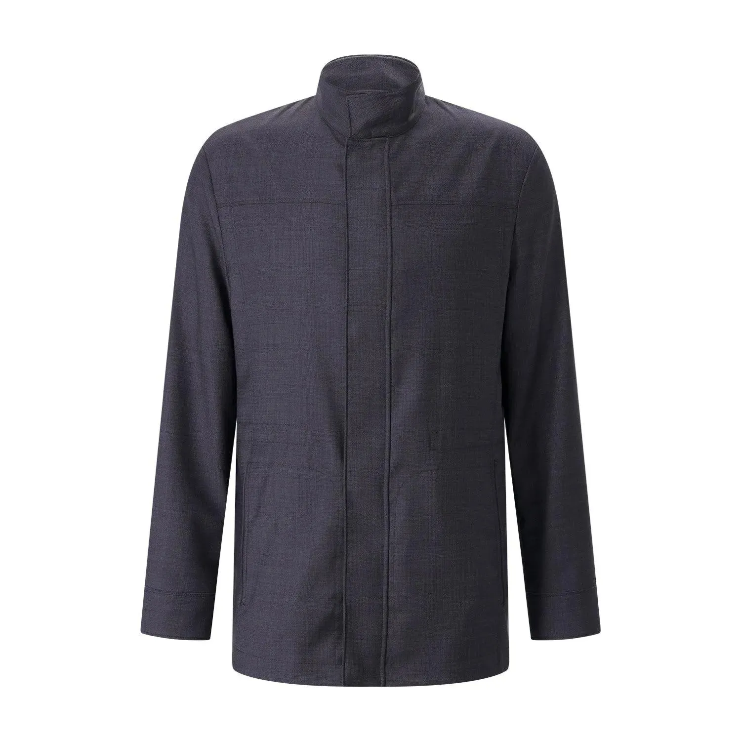 Canali - Jacke aus Wolle - Größe 48 - blau Canali - Jacke aus Wolle - Größe 48 - blau