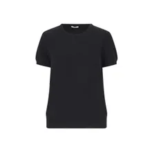 Malo - Short Sleeves Cashmere Crew Neck Top - Größe 42 - schwarz Malo - Short Sleeves Cashmere Crew Neck Top - Größe 42 - schwarz