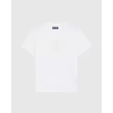 Vilebrequin - T-shirt Aus Baumwolle Mit Farblich Passender Schildkrötenstickerei Für Herren - T-shirt - Portisol - Weiss - Größe M Vilebrequin - T-shirt Aus Baumwolle Mit Farblich Passender Schildkrötenstickerei Für Herren - T-shirt - Portisol - Weiss - Größe M