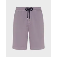 Vilebrequin - Men Satin Cotton Elastic Waist Bermuda Shorts Solid - Bermuda - Bartolo - Violett - Größe XL Vilebrequin - Men Satin Cotton Elastic Waist Bermuda Shorts Solid - Bermuda - Bartolo - Violett - Größe XL