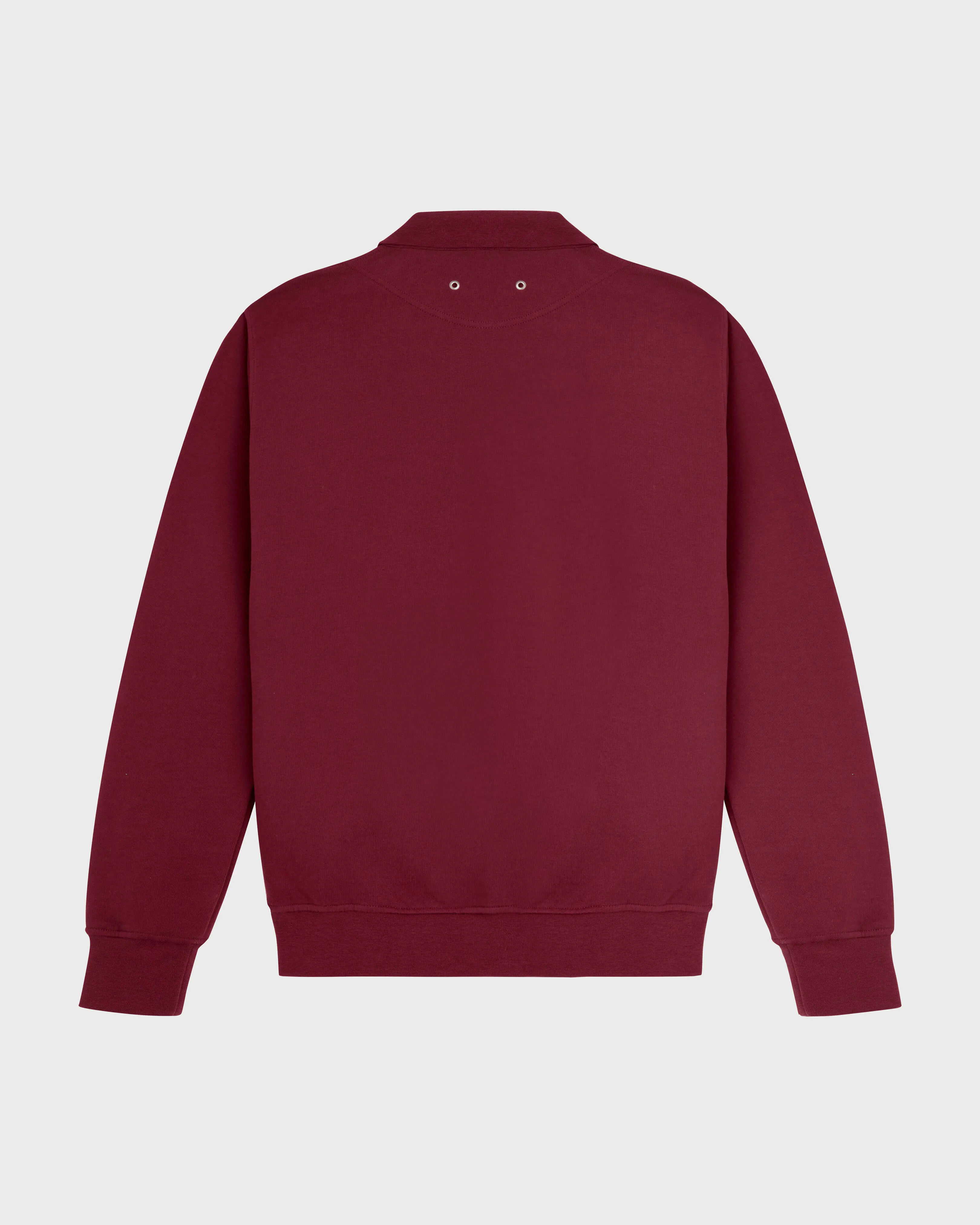 Vilebrequin - Velvet Sweatshirt Mit Frontreißverschluss Und Aufgesticktem Logo Für Herren - Sweatshirt - Roux - Rot - Größe XXL – Bild 2