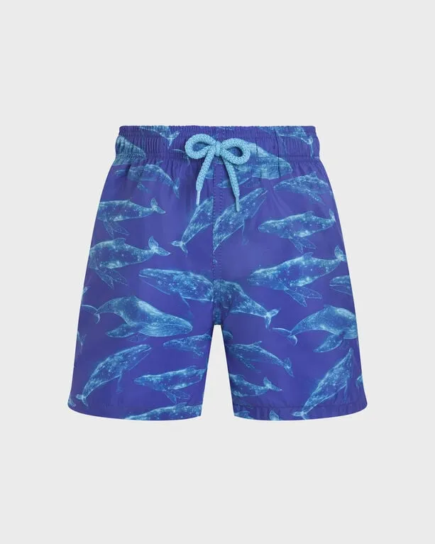Vilebrequin - Ultraleichte Und Verstaubare Sparkling Whales Badeshorts Für Jungen - Bademode - Jihin - Blau - Größe 14 Vilebrequin - Ultraleichte Und Verstaubare Sparkling Whales Badeshorts Für Jungen - Bademode - Jihin - Blau - Größe 14
