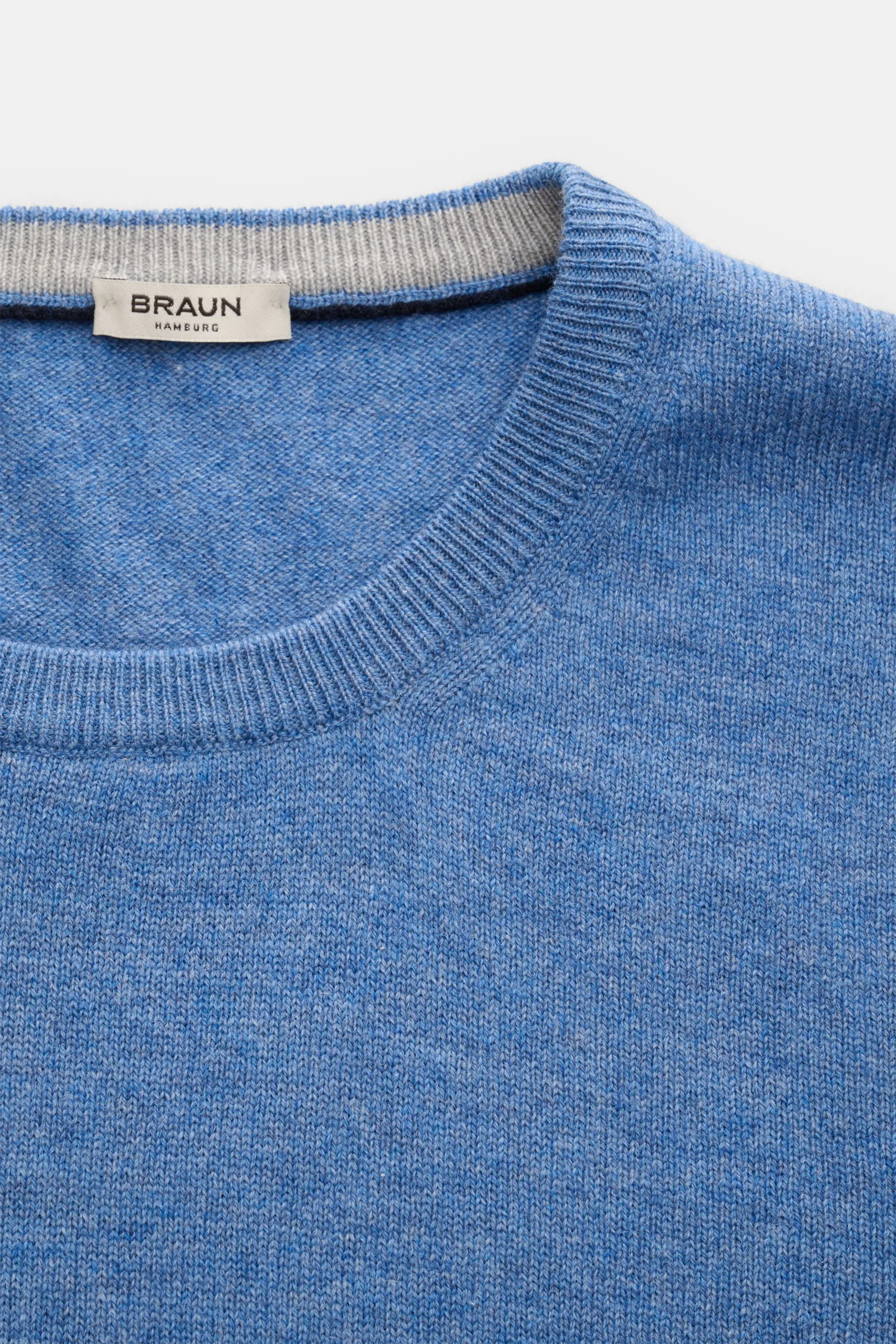 BRAUN Hamburg - Herren - Rundhalspullover graublau – Bild 2