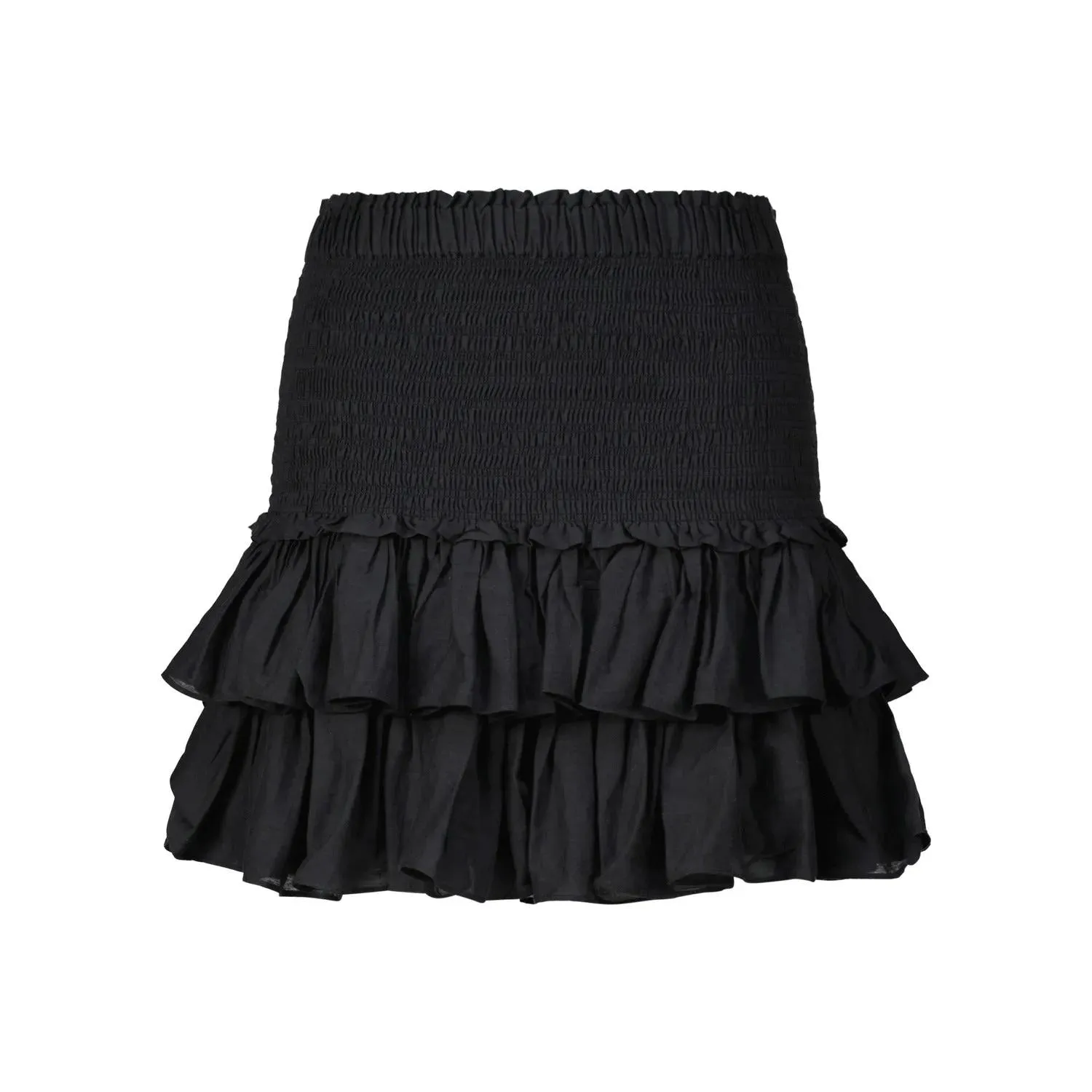 Isabel Marant - Minirock Naomi mit Volant - Größe 40 - schwarz Isabel Marant - Minirock Naomi mit Volant - Größe 40 - schwarz