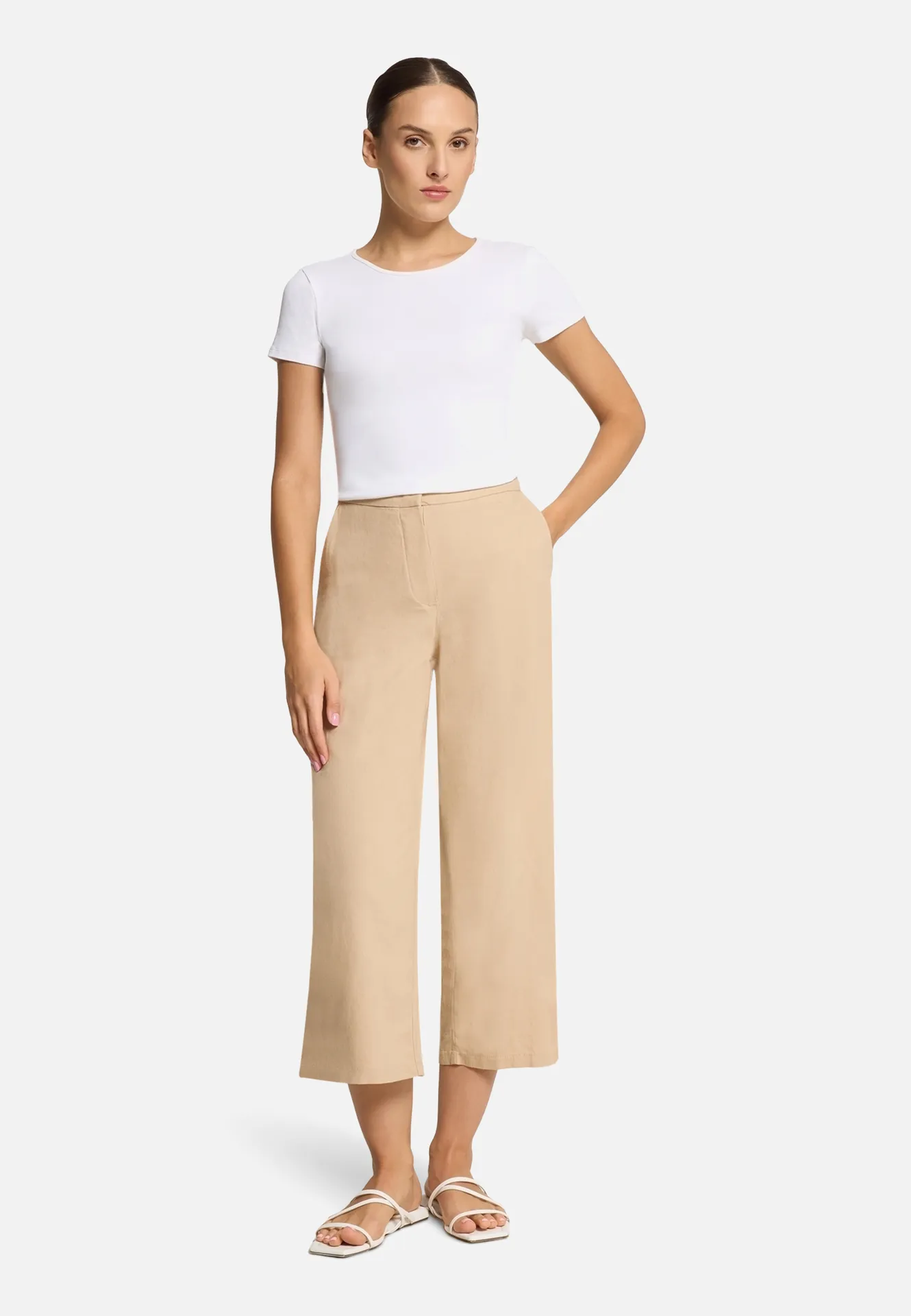 Leinenhose unifarben – Bild 2