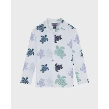 Vilebrequin - Langärmeliger Tortues Multicolores Rashguard Mit Reißverschluss Für Jungen - Rashguard - Ginko-zy - Weiss - Größe 14 Vilebrequin - Langärmeliger Tortues Multicolores Rashguard Mit Reißverschluss Für Jungen - Rashguard - Ginko-zy - Weiss - Größe 14