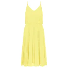 Apart - kurzes Plisseekleid - Größe 34 - gelb Apart - kurzes Plisseekleid - Größe 34 - gelb