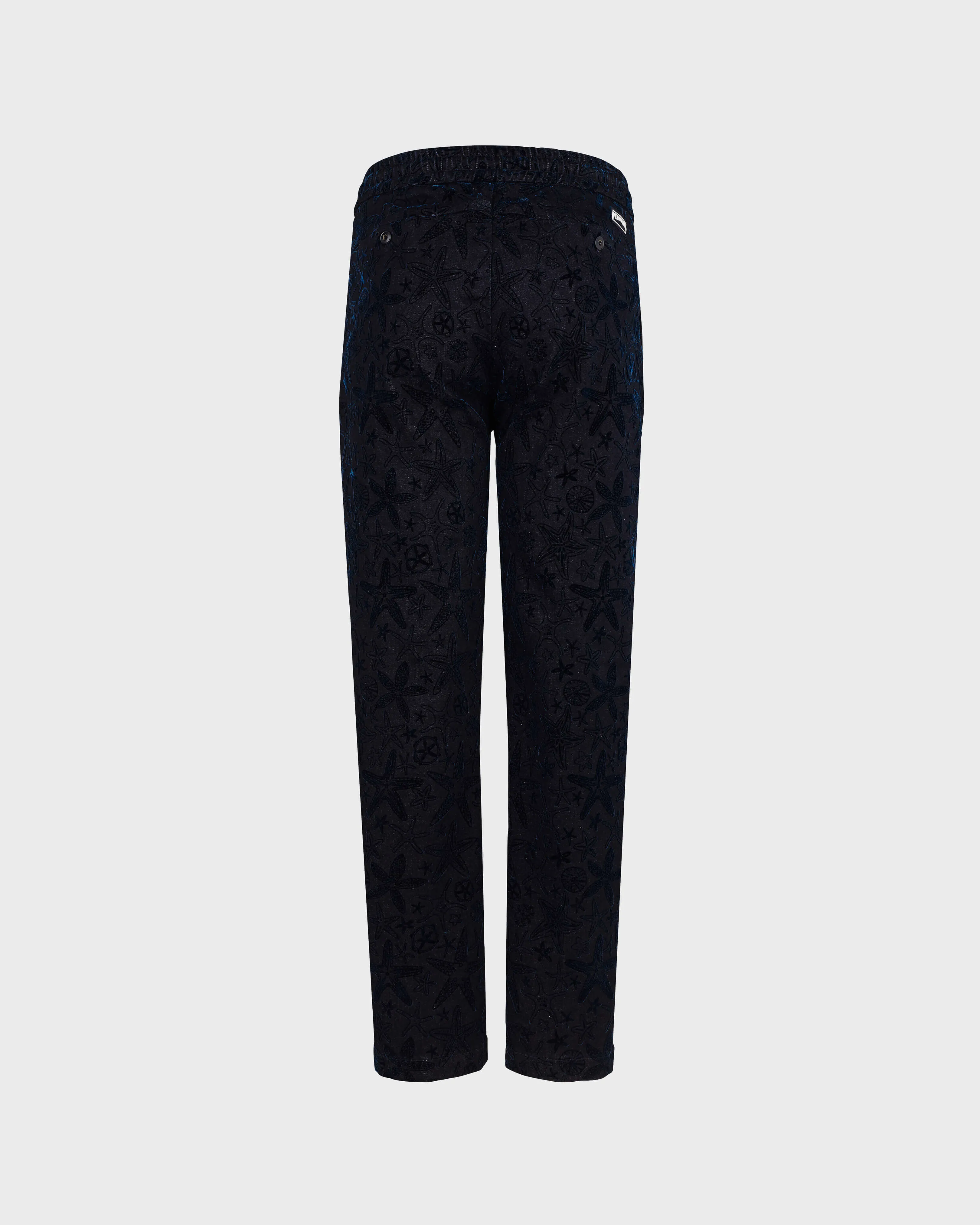 Vilebrequin - Beflockte Starlettes Denim Jogginghose Für Herren - Jeanshose - Clemence - Blau - Größe 29 – Bild 2